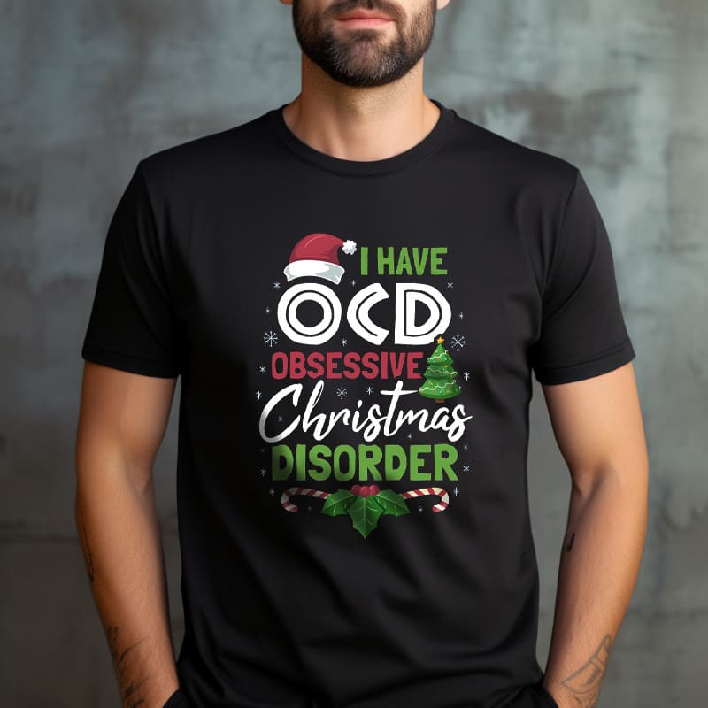 Ocd Obsessive Christmas Disorder Shirt Sale