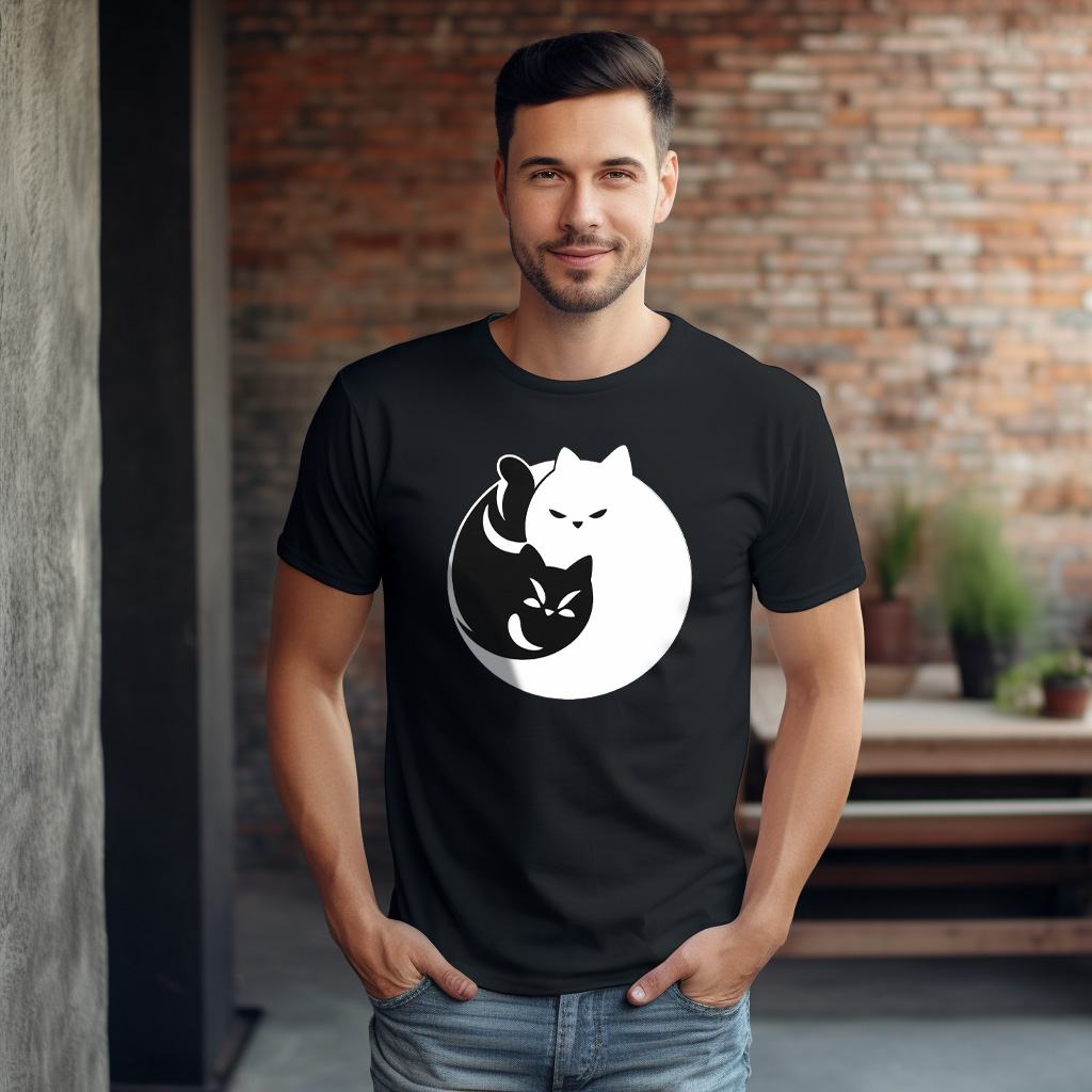 Cat Yin Yang Shirt