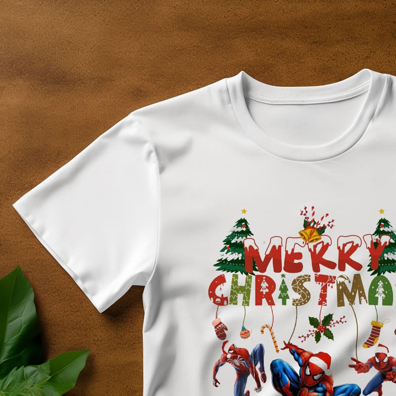 Spiderman Christmas Shirt Design