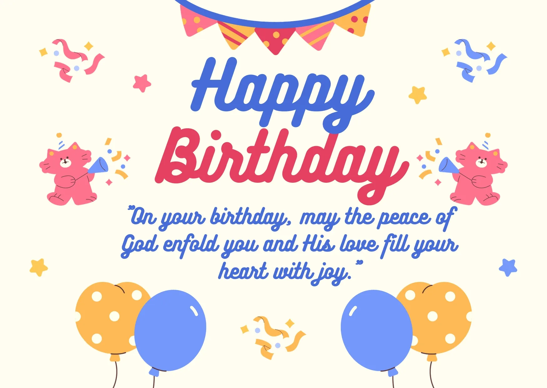 Sentimental Religious Birthday Wishes