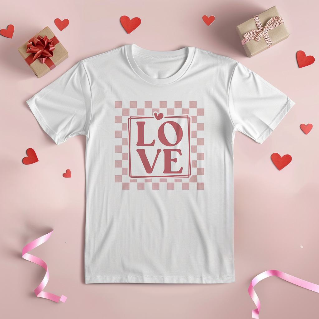 Retro Love Heart T-Shirt