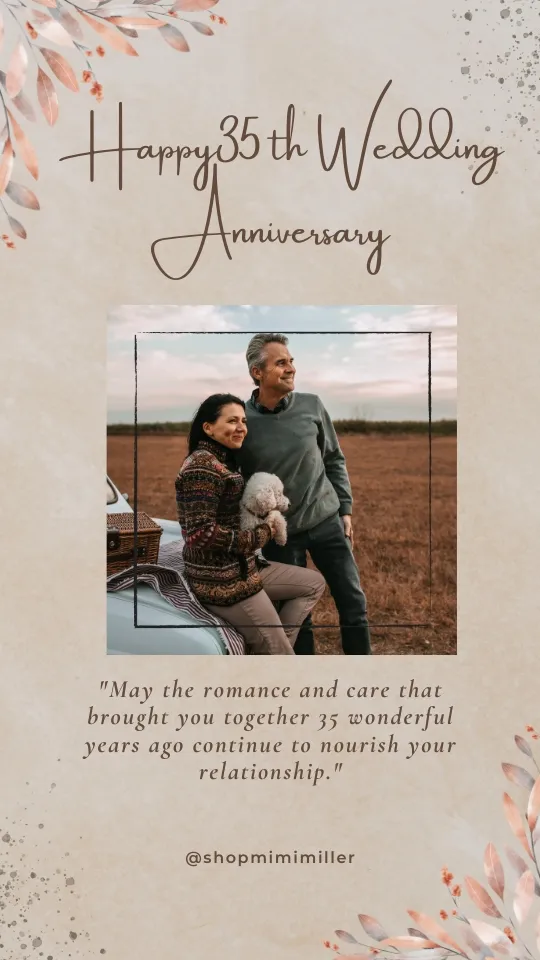 35th wedding anniversary quotes for couple